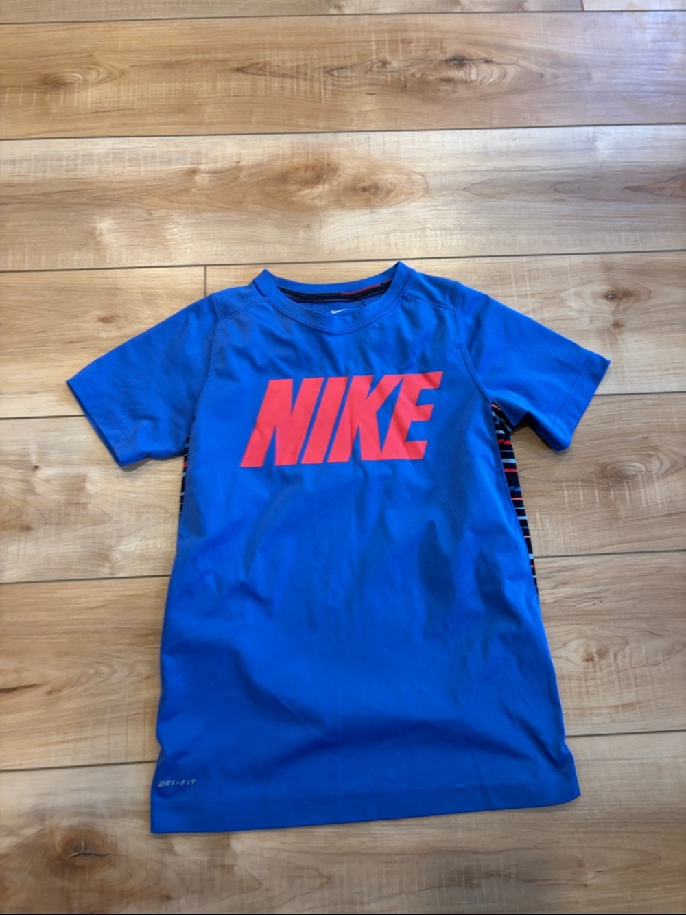 Nike Royal Blue Tee with Red Logo